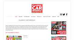 Desktop Screenshot of classiccarweekly.co.uk